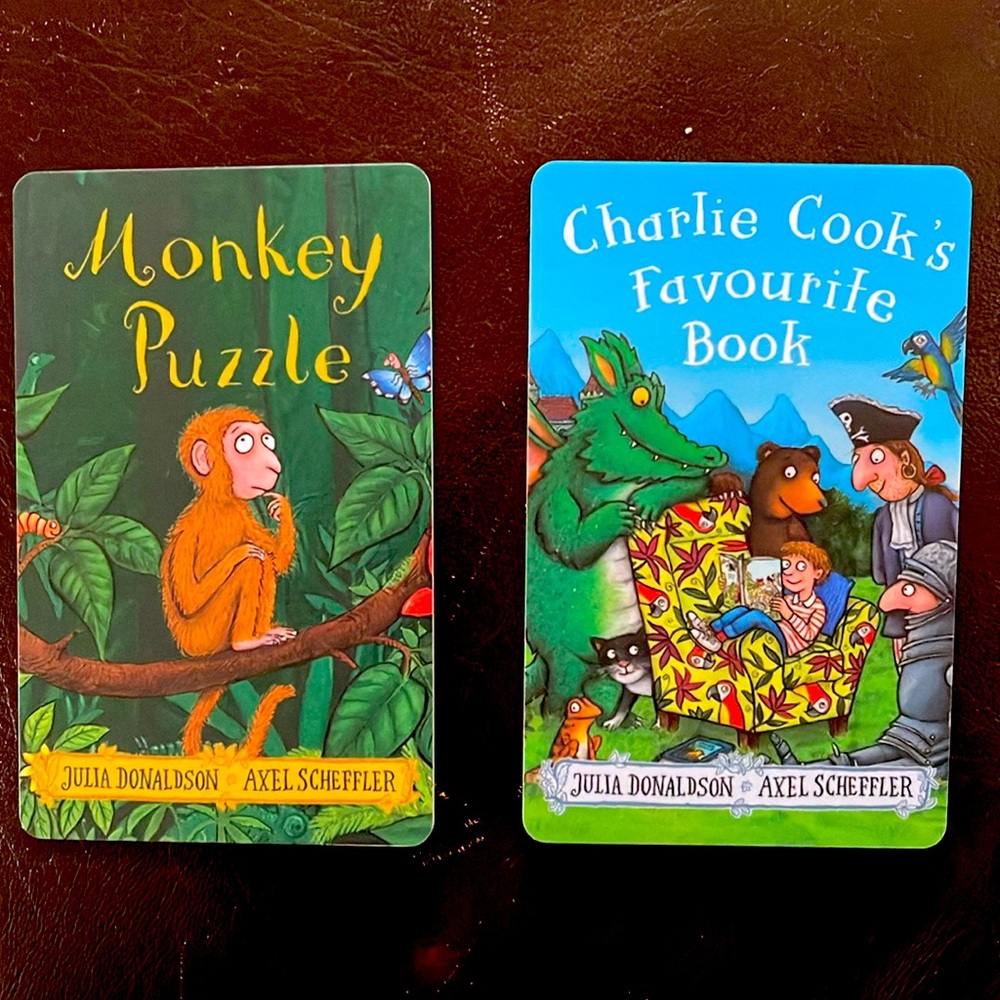 Charlie Cooks Favorite Book and Monkey Puzzle Yoto cards bundle